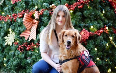 Service Dog Libra Helps Summer Battle Fear With Love and Courage